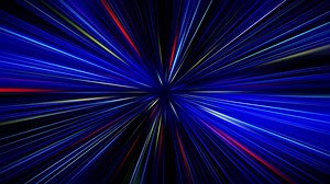 Abstract loop glow blue colorful radial shine rays