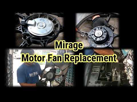 How to Replace Mitsubishi Mirage Radiator Motor Fan Step by Step Procedure │ Do It Yourself