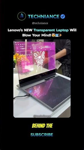 Lenovo’s Transparent Laptop is the Future! 😱💻✨