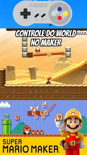 SUPER MARIO MAKER CONTROLE DO WORLD NO MAKER 2
