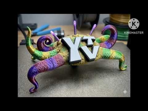 YTV Logos in 3D Printed form