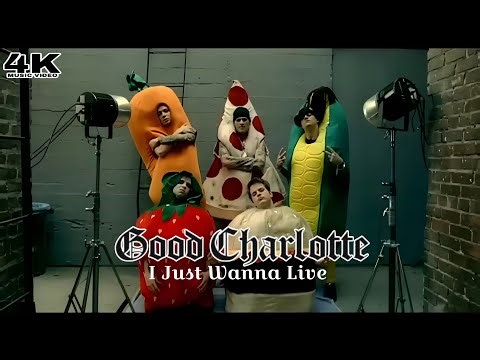 [4K] Good Charlotte - I Just Wanna Live (Music Video)