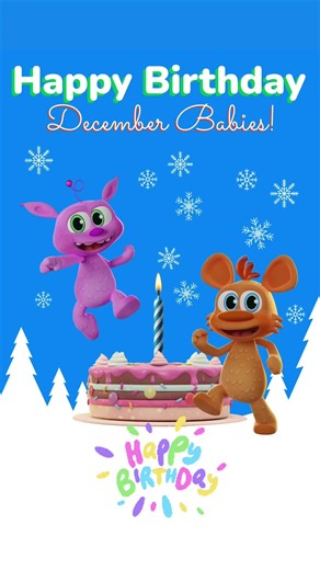 Happy birthday to all the little ones born in this magical season ✨🎂 #BabyTVBirthday #decemberbabies