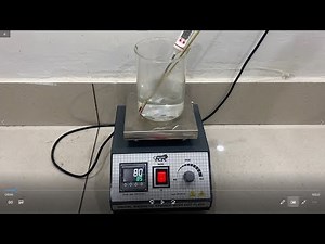 How to use magnetic stirrer with hot plate digital controller working Tutorial setting Abron English