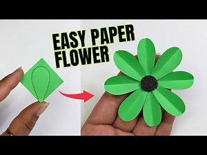 How to make paper flower step by step/Very Easy Paper Flower Craft/Paper flower/Diy paper flower/DIY