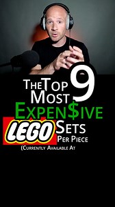 9 Most Expensive PER PIECE Lego Sets Right Now #lego #list | Listmanguy