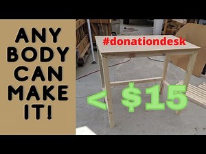 DIY Desk under $15 | The easy distance learning desk that anyone can make