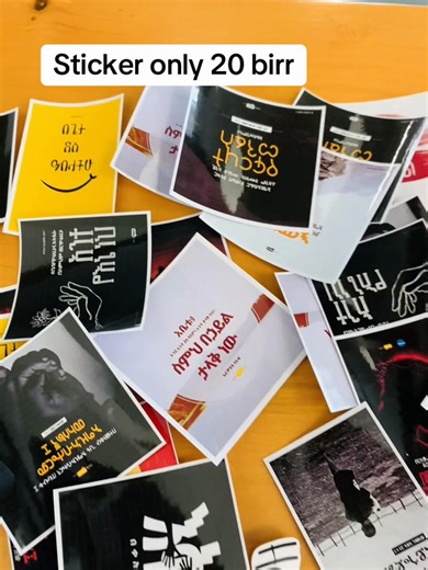 Pc stickers only 20 birr #goviral #habeshatiktok #support_me #ethiopian_tik_tok🇪🇹🇪🇹🇪🇹🇪🇹 #pcsticker @Selora Collection🧸🤎 @سمـሙናـرا🍓