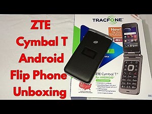 ZTE Cymbal T Android Flip Detailed Unboxing & First Impressions.
