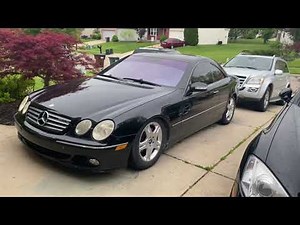 NEW PROJECT 😁 Mercedes CL500 W215 Problems and Solutions ABC Water In Trunk Fake AMG Audio Issues