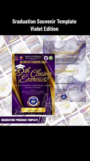 Graduation Souvenir Template for 2024