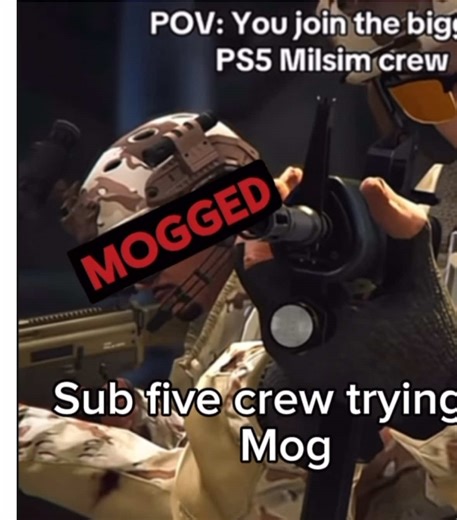 @𝐅𝐕𝐆𝐌 𝐌𝐈𝐋𝐒𝐈𝐌 𝟒™ #fyp #gta5_funny #military #funny #CVC get mogged you good bitch