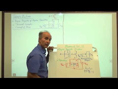 Razavi Electronics 1, Lec 14, Bipolar Transistor Characteristics, Intro. to Biasing