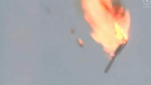 Rocket Blows Up After Take-Off