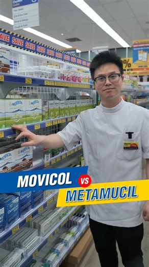 Direct Chemist Outlet Mernda on Instagram: "✅ Movicol: draws water into the bowel to soften stools ✅ Best for: constipation that sticks around ✅ Metamucil: fibre supplement that bulks and keeps things moving ✅ Best for: everyday fibre support if your diet is lacking Ongoing constipation? Movicol. Everyday fibre boost? Metamucil. No need to be embarrassed - your pharmacist is here to help. 🌿 #DirectChemistOutlet #DigestiveHealth #Movicol #Metamucil #PharmacyAdvice #GutHealth #StayHealthy 