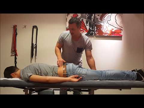 Anterior rotation mobilisation of the innominate / ilium