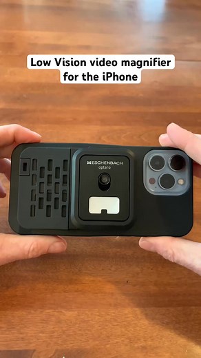 Optaro - Low Vision Video Magnifier for the iPhone #LowVision #accessibility #magnifier | ThinkTank
