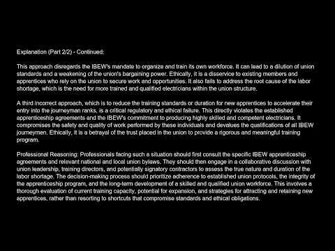 IBEW Aptitude Test Free Practice Test video