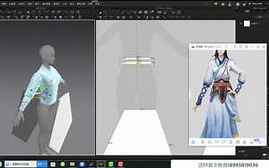 4MD古装角色衣服建模输出全流程极简入门教程