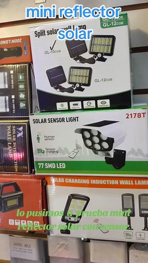 Mini Reflector Solar con Sensor de Movimiento: Prueba y Beneficios