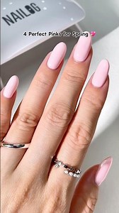 Which Pink Is Your Spring Favorite? 💗 4 Shades Swatched #nailinspo #springnails #nails #shorts
