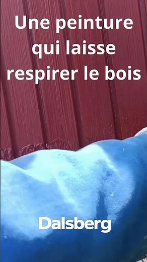 Peinture naturelle sur volet bois – finition mate respirante