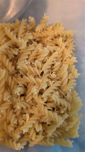 meal prep: pasta salad and rice