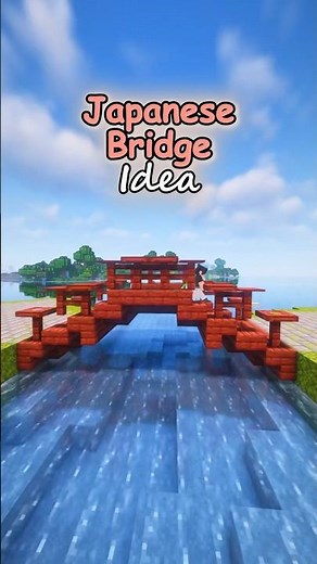 How to make a Japanese Inspired Bridge in Minecraft Tutorial! #minecraft
