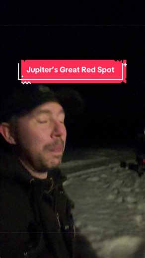 Jupiter’s Great Red Spot through Telescope #jupiter #astronomy #telescope #science #space