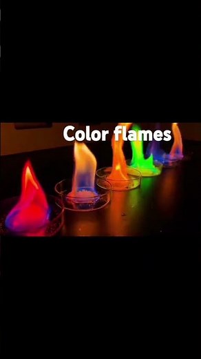 Color flames #exam #chemistry #lab #fun #experiment
