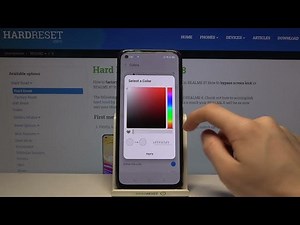 How to Customize Notification Bar One Shade App REALME 8