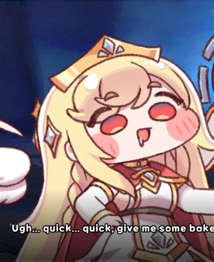 let's try to choose the other option 🤣 #trickcal #trickcalchibigo #erpin