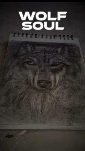 Charcoal Pencil Wolf Drawing | Realistic Sketch for Beginners#vecna #shorts