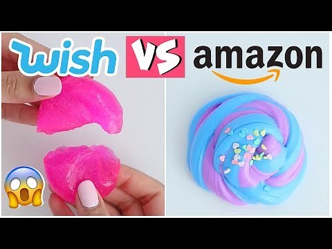 100% HONEST WISH VS AMAZON SLIME REVIEW!