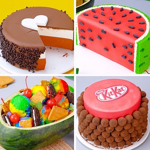 Delicious Watermelon Cake Recipes | Cute Cake Decorating Tutorials You'll Love | Yummy Cookies