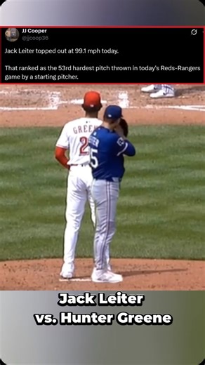 Rob Friedman on Instagram: "Imagine throwing over 99 mph and not having 1 of the top 50 hardest fastballs for a starting pitcher in the game. Amazing stat on how hard Hunter Greene was throwing yesterday.😳 #mlb #baseball #pitching"
