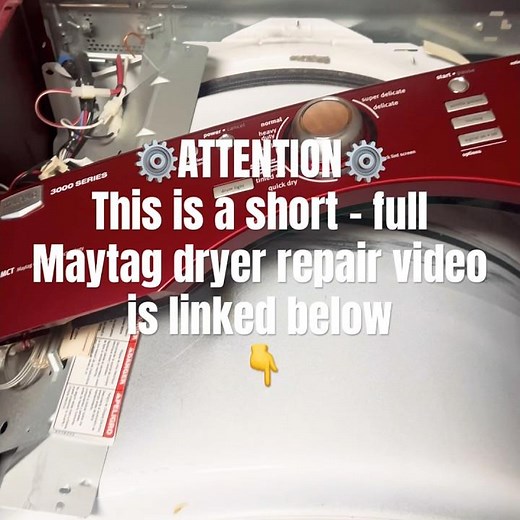 Dryer Repair Lesson - Squeaking Noise When Starting in River West Park Winnipeg