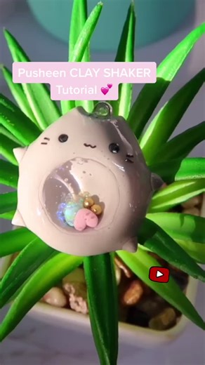 Adorable Pusheen Polymer Clay Shaker Tutorial