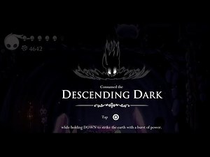 Desolate Dive Upgrade (Descending Dark) - Hollow Knight