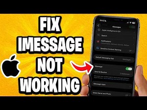 How To Fix iMessage Not Working On iPhone - Step By Step