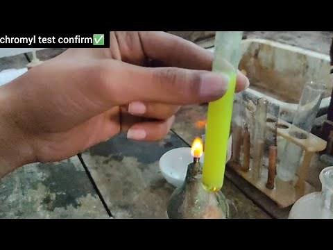 chromyl chloride test ||By Nhil Jessy