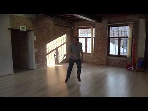 Lindy hop : triple steps exercices with music