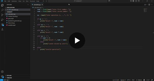 #codsoft #pythoninternship #coding #beginnerproject #techlearning | Pranjali Kanap