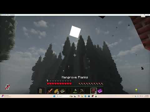 surviving the redwoods in minecraft (part one getting basics)