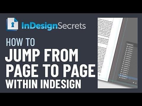 InDesign How-To: Jump Between InDesign Pages Using Bookmarks (Video Tutorial)