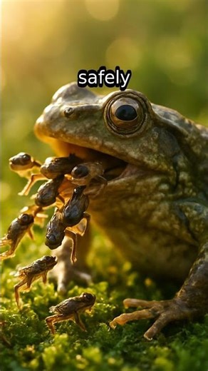 Mouth-Birthing Frogs?! Nature’s Strangest Reproductive Secret #WildLife #AmazingNature