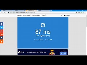 Insane Fast Reaction Time Human Benchmark