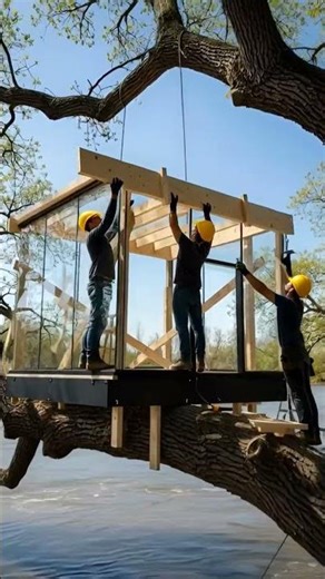 A Beautiful Home ON The Tree | #luxuryhomes #luxurylife #hidden #forest #usa #canada #australia #ice