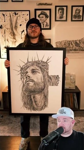 THIS Man Wrote “Jesus” 14,983 Times Look What Appeared #JesusIsking #ChristianCreativity