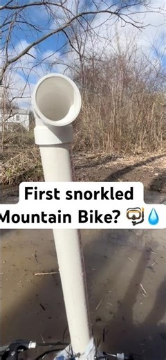 First snorkeld Huffy Mountain Bike??? #boat #hondaboats #deepwater #mudding #snorkel #waterrides